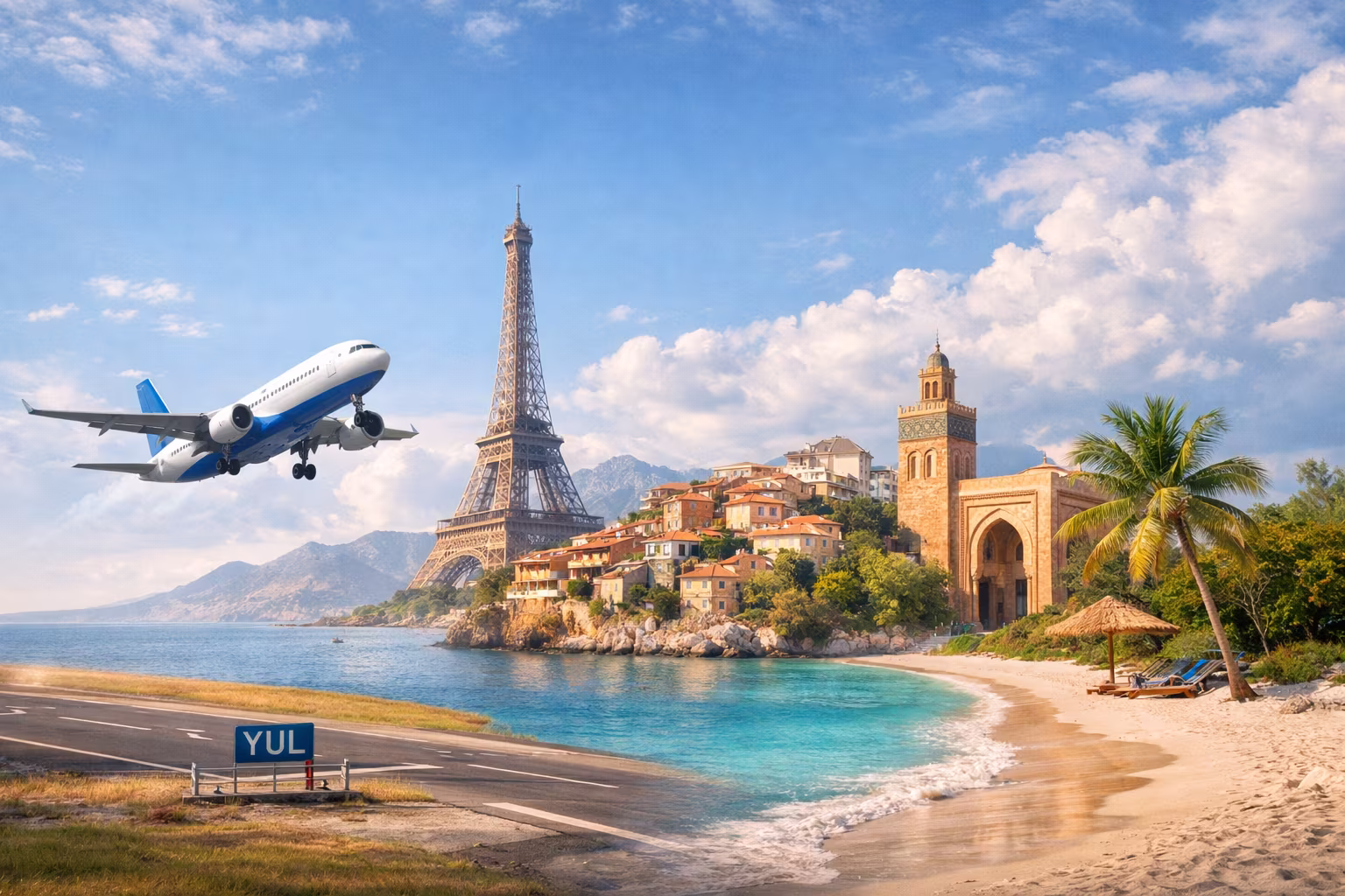 Vols French Bee au départ de Montréal vers l’Europe et des destinations soleil