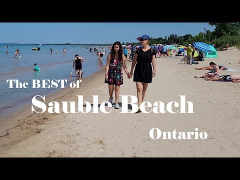 Sauble Beach: 11 km de sable blanc